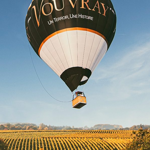 montgolfière vouvray - Oenotourisme Loire - Vins de Vouvray